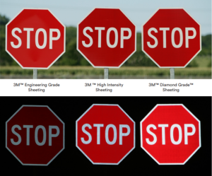 3M REFLECTIVE SHEETING DIFERENCES
