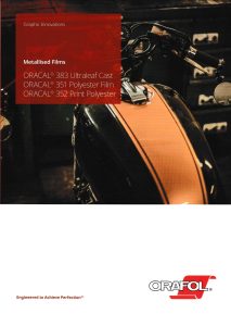 ORACAL 383, 351, 352 METALISED FILM